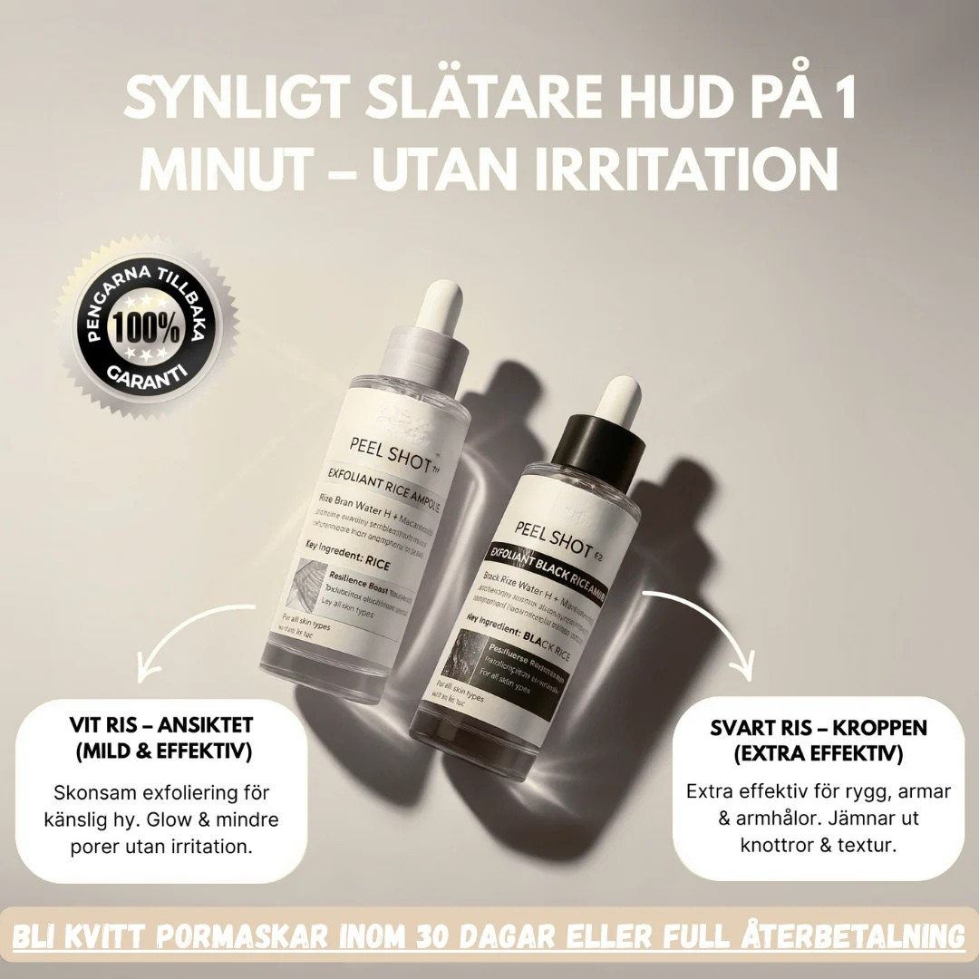 Peelshot- Din 60 sekunders hudförvandling